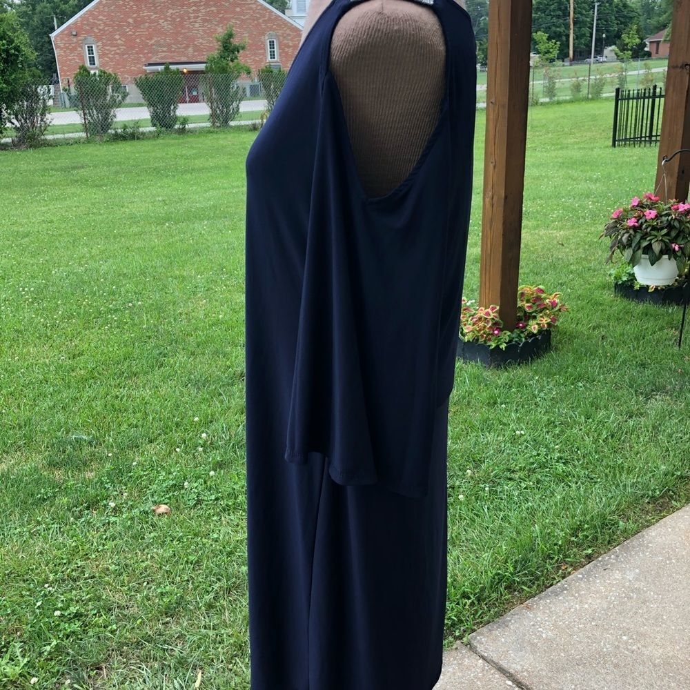 MSK rhinestone shoulder dress - Picture 2 of 8